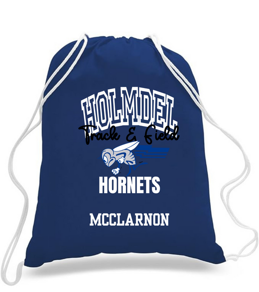 Holmdel Hornets Cotton Draw String Bag