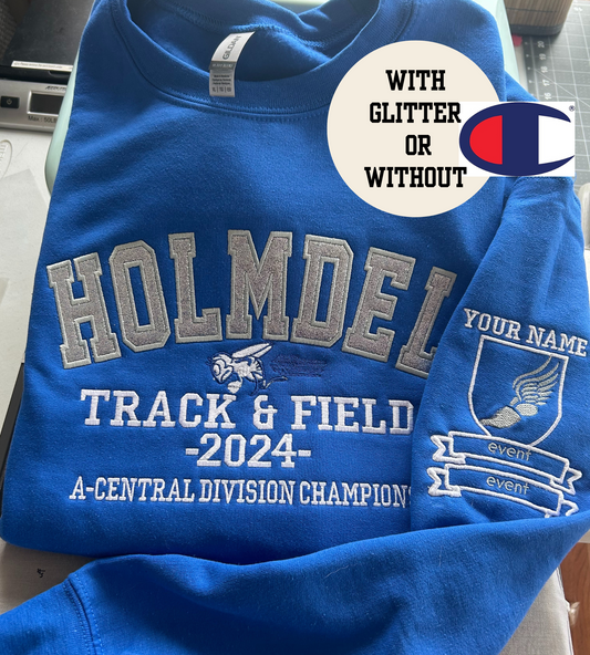 Holmdel A-Central Division Champions Sweatshirt 2024 champion brand